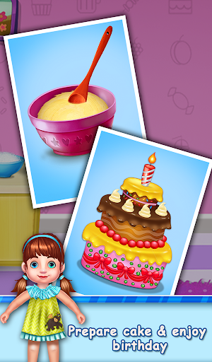 Designer  Birthday Cake Bakery Cooking Game Screenshot 1