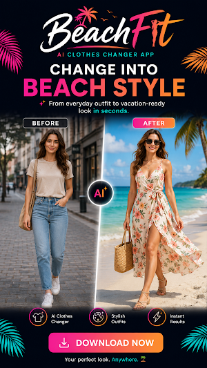 AI Clothes Changer - BeachFit Screenshot 1