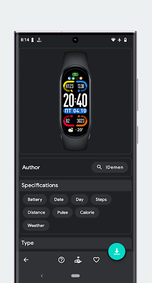 Mi Band 10 Watch Faces Screenshot 3