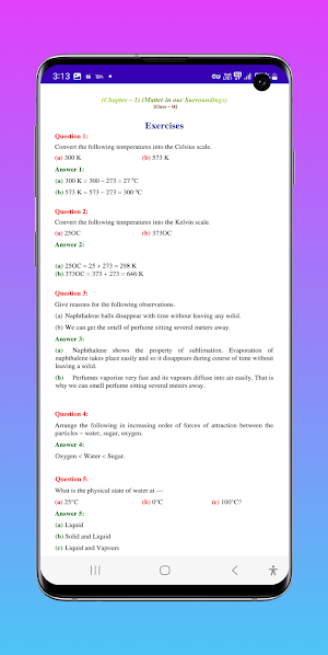 Science Class 9 Solution Screenshot 1