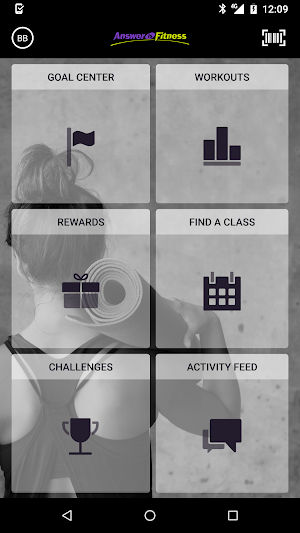 Answer is Fitness. Screenshot 2