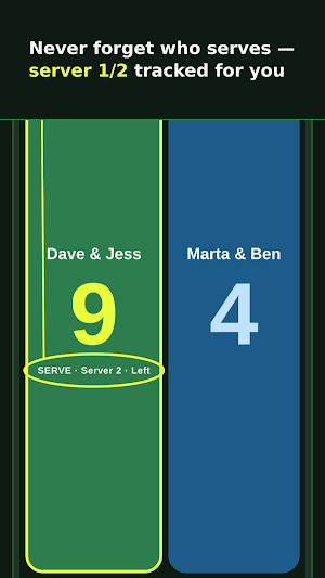 Pickleball Scorekeeper & Rally Screenshot 2