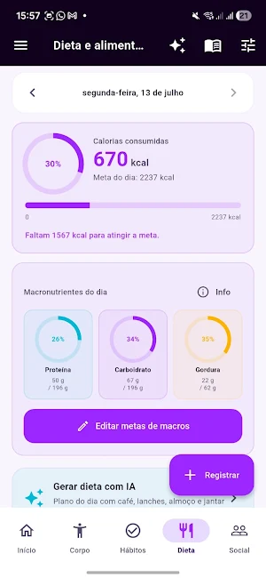 EvolYou: AI Diet & Body Track Screenshot 3