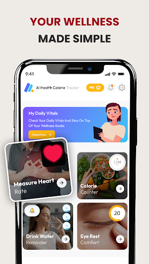 AI Calorie, Heart Rate Tracker Screenshot 0