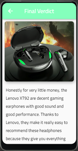 Thinkplus Live pods XT92 Guide Screenshot 0