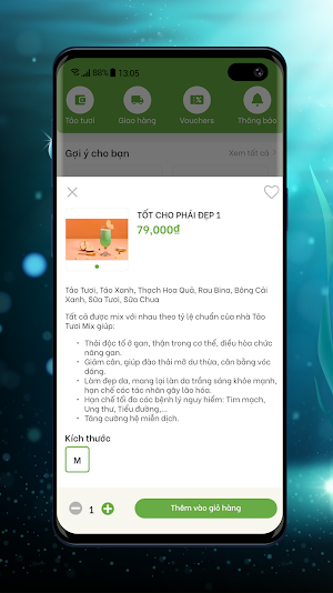 Tảo tươi – Uống ngon, sống khỏe Screenshot 2