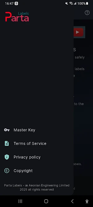 Parta Labels Screenshot 3