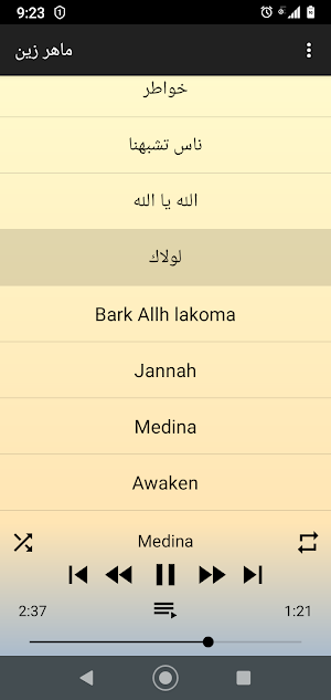ماهر زين أجمل أناشيد بدون نت Screenshot 2