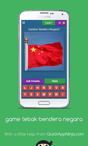 game tebak Gambar bendera negara, Screenshot 2