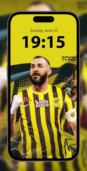 Benzema Wallpaper  Al-Ittihad Screenshot 2