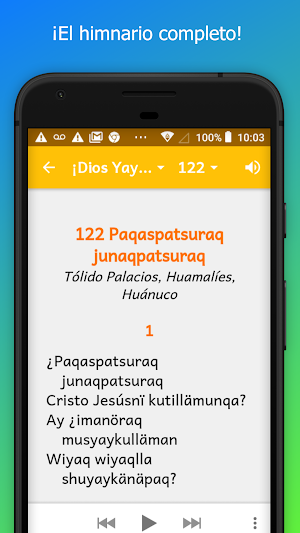 North Conchucos Quechua Hymnbook Screenshot 2