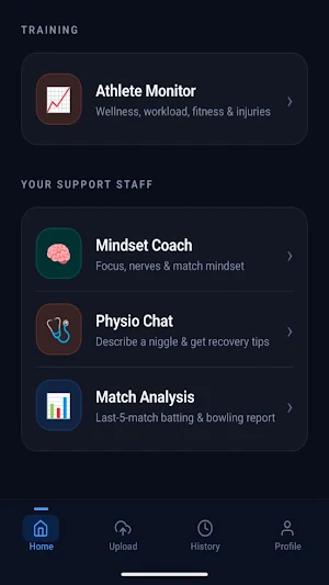 CrickCoach AI Screenshot 2