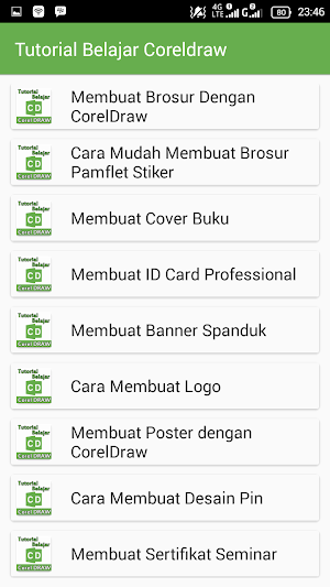 Tutorial Belajar Coreldraw Screenshot 2