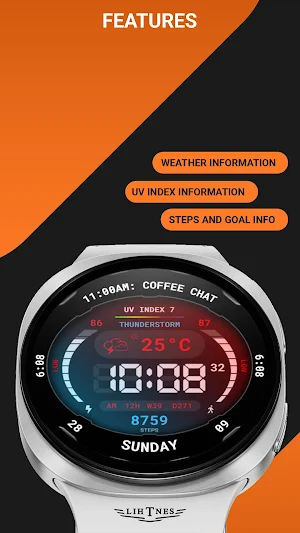 LumeX Digital Face 130 Screenshot 2