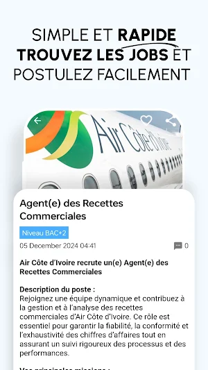 Emplois Côte d'Ivoire Screenshot 2