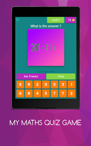 MY MATHS QUIZ GAME Screenshot 3