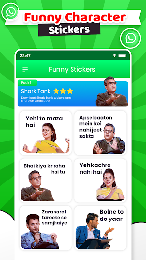 Funny Hindi Memes & WA Sticker Screenshot 3