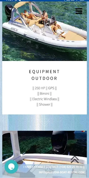 Rent a boat in Mallorca (alcud Screenshot 2