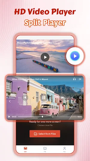 Pick Tuber: Split Video Player Screenshot 1