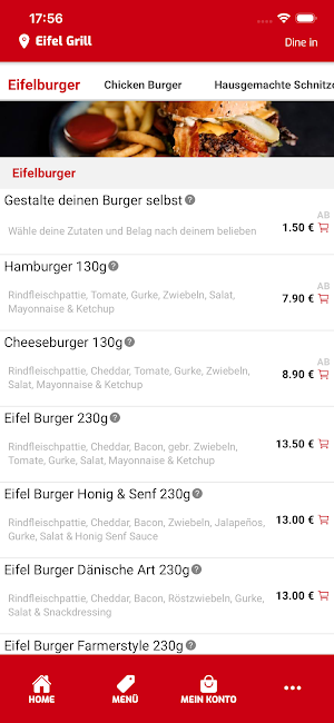 Eifel Grill Screenshot 2