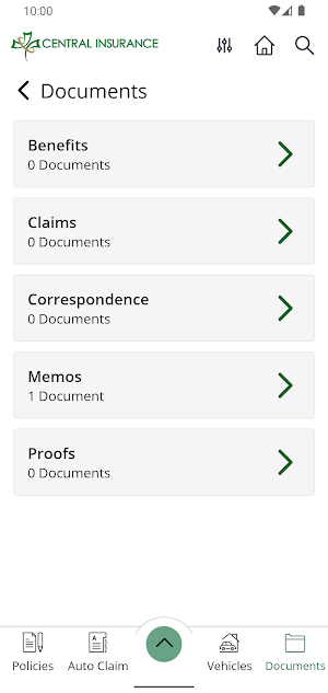 Central Insurance Screenshot 2