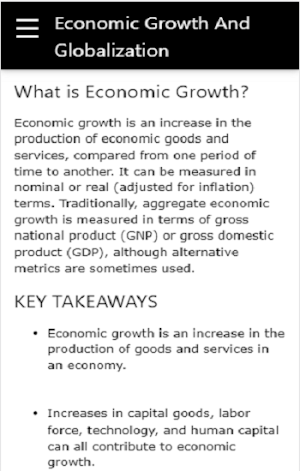 Economic Growth Screenshot 1