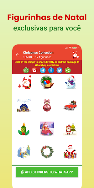 Figurinhas de Natal Screenshot 2