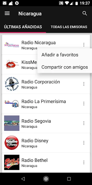 Nicaragua Radio Stations Screenshot 1