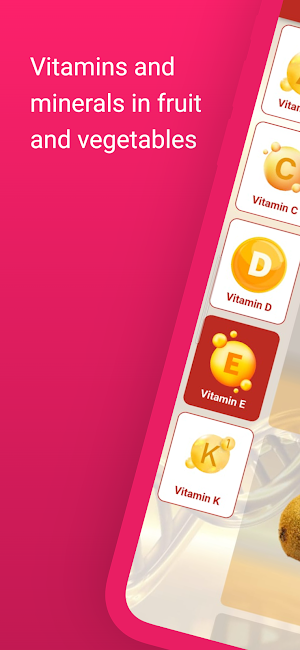 Vitamins in Fruit & Vegetables Screenshot 0