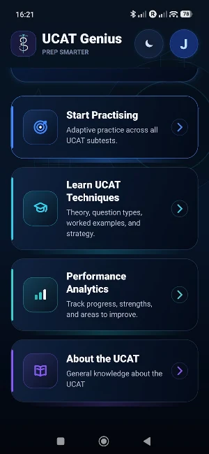 UCAT Genius: Exam Prep 2026 Screenshot 0