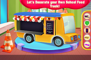School Food Truck Cooking and Cleaning Screenshot 1