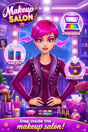 DressUp Girl: Makeup Wala Game Screenshot 1