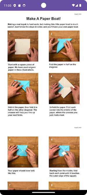 Origami Boat Screenshot 2