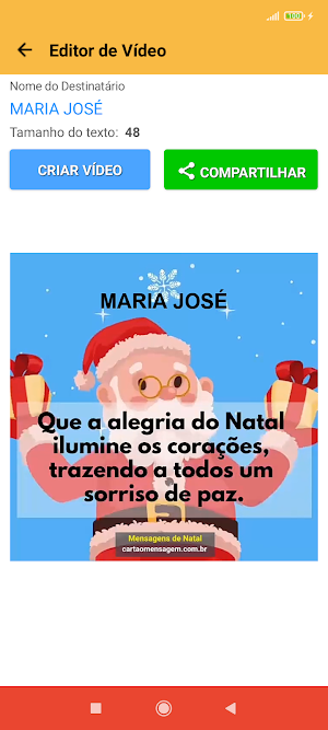 Editor de Vídeo de Natal Screenshot 1