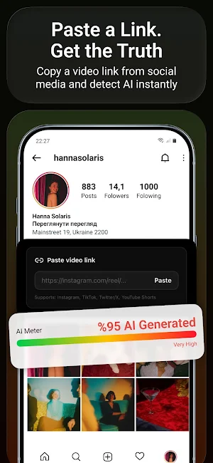 Neo: AI Video & Image Detector Screenshot 1