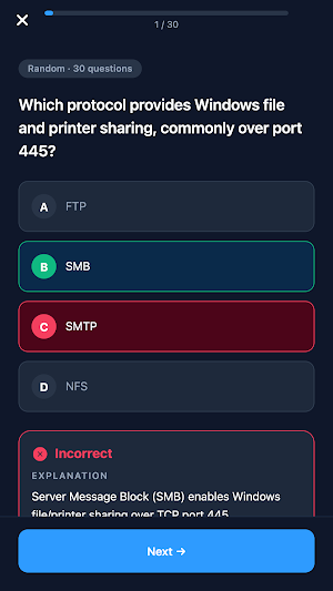 A+ Core 1 Practice 220-1101 Screenshot 3
