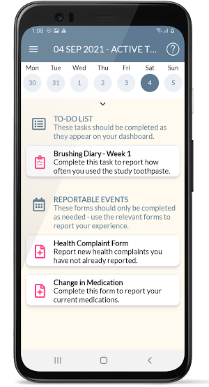 SensiTeeth QOL Study Screenshot 3