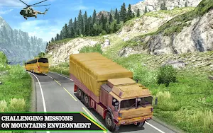 Mountain Truck Simulator: Army Games 2019 Screenshot 1