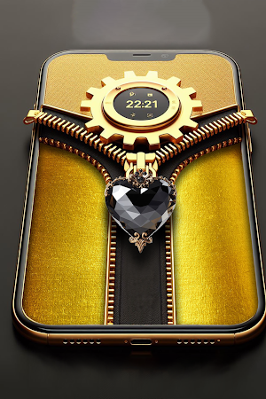 Gold Lock Screen Screenshot 2