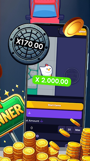 Run Chicken Run: Gold Road Screenshot 3