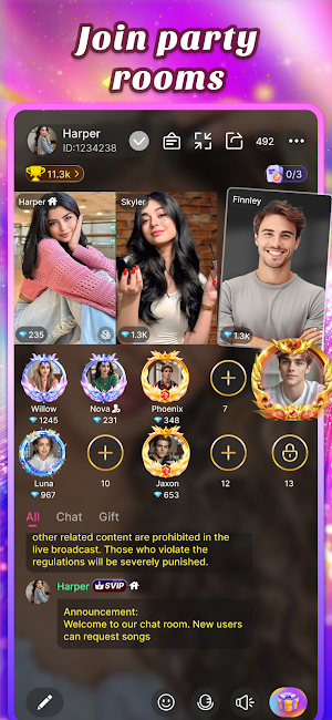 Tappyou - Chat Party & Meet Screenshot 2
