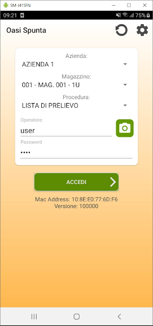 Oasi Spunta Screenshot 0