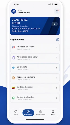 Loidimpsa Express Courier Screenshot 1