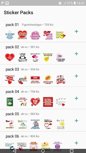 Figurinhas de Amor e Cantadas - WAStickerApps Screenshot 3