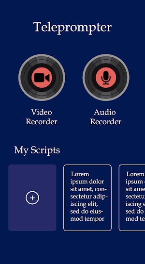 Video & Audio Teleprompter Screenshot 0