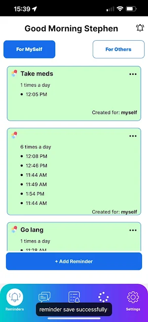 Reminderlink Screenshot 3