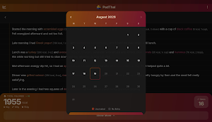 PadThai: Easy Calorie Tracker Screenshot 3