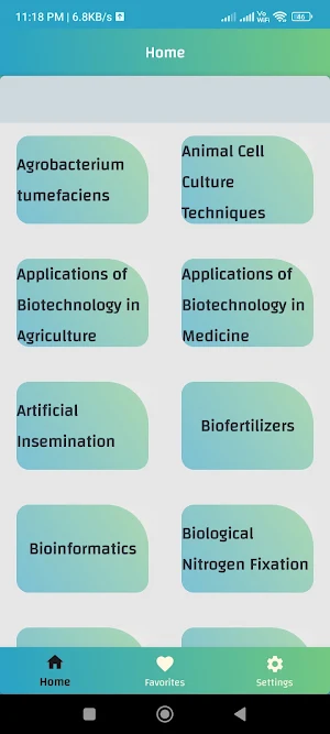 Biotechnology MCQ Quiz - 5000+ Screenshot 1