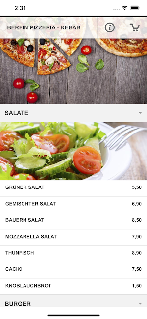 BERFIN PIZZERIA - KEBAB Screenshot 0