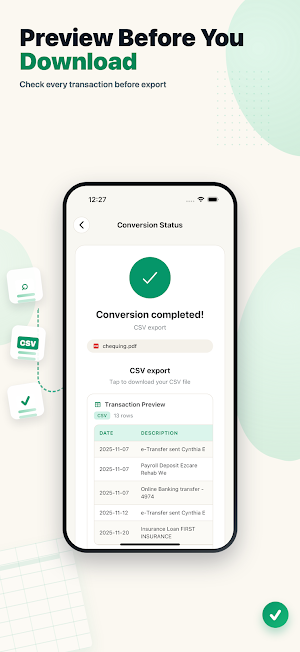 PDF to CSV Converter Screenshot 3